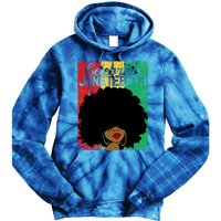 Celebrate Juneteenth Blm Melanin Black History Month Gift Tie Dye Hoodie