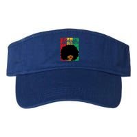 Celebrate Juneteenth Blm Melanin Black History Month Gift Valucap Bio-Washed Visor