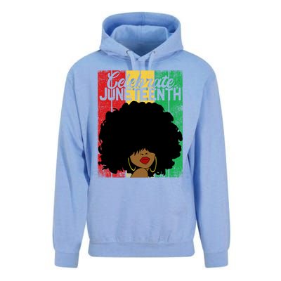 Celebrate Juneteenth Blm Melanin Black History Month Gift Unisex Surf Hoodie