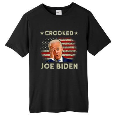 Crooked Joe Biden Tall Fusion ChromaSoft Performance T-Shirt