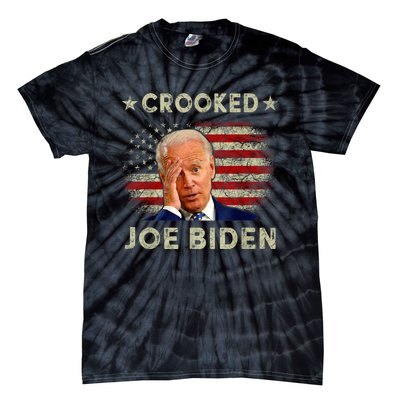 Crooked Joe Biden Tie-Dye T-Shirt