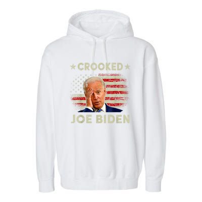 Crooked Joe Biden Garment-Dyed Fleece Hoodie