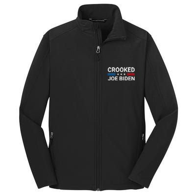 Crooked Joe Biden Trump Quote Called Joe Biden Crooked Core Soft Shell Jacket