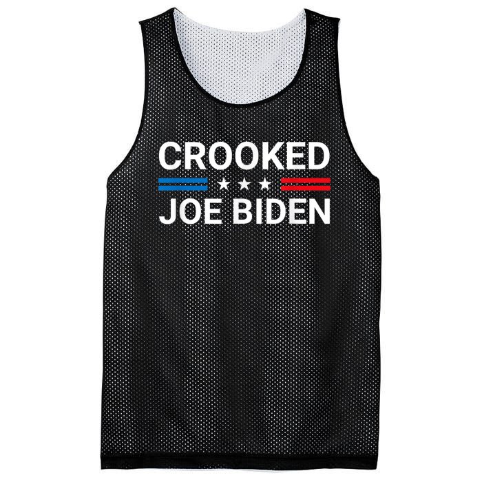 Crooked Joe Biden Trump Quote Called Joe Biden Crooked Mesh Reversible Basketball Jersey Tank