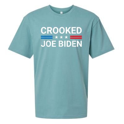 Crooked Joe Biden Trump Quote Called Joe Biden Crooked Sueded Cloud Jersey T-Shirt