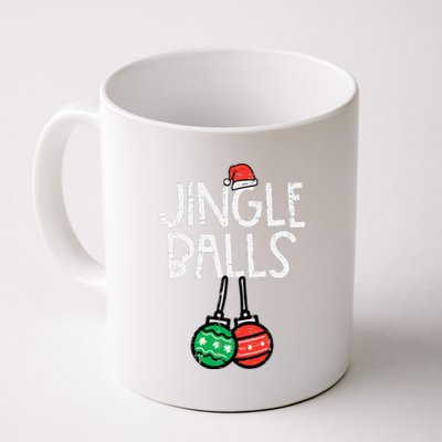 Christmas Jingle Balls Santa Funny Xmas Matching Couple Coffee Mug