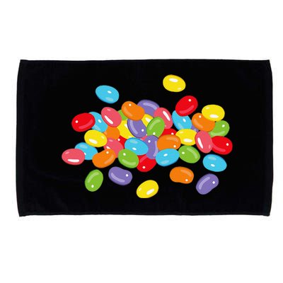 Cute Jelly Beans Candy Lover Easter Foodie Gift Microfiber Hand Towel