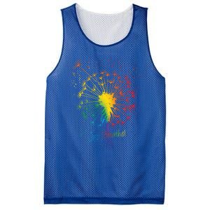 Cute Just Blow Dandelion Tattoo Design Arrows Breathe Rainbow Gift Mesh Reversible Basketball Jersey Tank