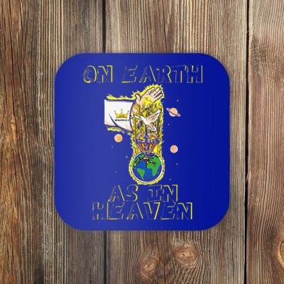 Christian Jesus Bible Verse Lords Prayer Coaster