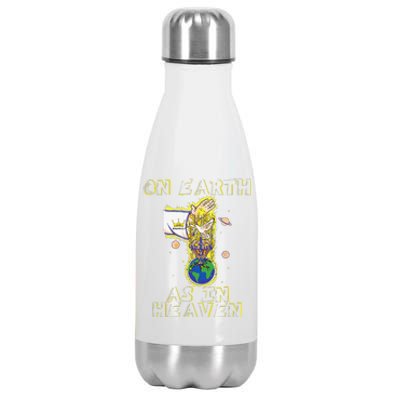 Christian Jesus Bible Verse Lords Prayer Stainless Steel Insulated Water Bottle