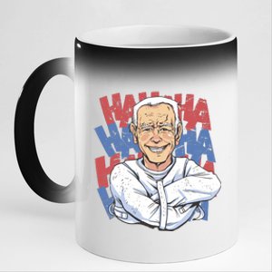 Crazy Joe Biden 11oz Black Color Changing Mug