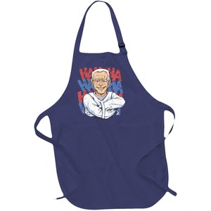 Crazy Joe Biden Full-Length Apron With Pockets