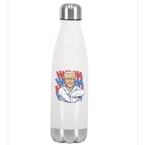 Crazy Joe Biden Stainless Steel Insulated Water Bottle