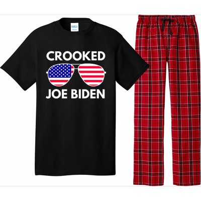 Crooked Joe Biden Trump Quote Called Joe Biden Crooked Pajama Set