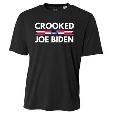 Crooked Joe Biden Trump Quote Called Joe Biden Crooked Cooling Performance Crew T-Shirt