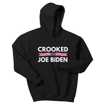 Crooked Joe Biden Trump Quote Called Joe Biden Crooked Kids Hoodie