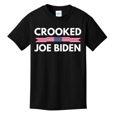 Crooked Joe Biden Trump Quote Called Joe Biden Crooked Kids T-Shirt