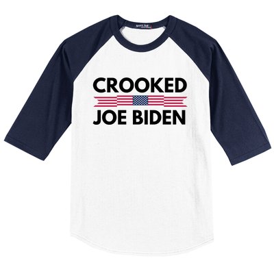 Crooked Joe Biden Trump Quote Called Joe Biden Crooked Baseball Sleeve Shirt