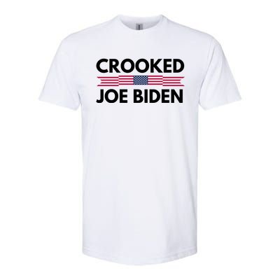 Crooked Joe Biden Trump Quote Called Joe Biden Crooked Softstyle CVC T-Shirt