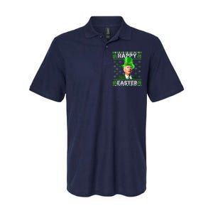 Confused Joe Biden Happy Easter St Patricks Day Softstyle Adult Sport Polo