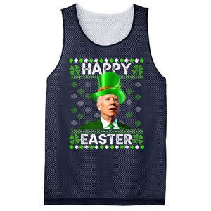 Confused Joe Biden Happy Easter St Patricks Day Mesh Reversible Basketball Jersey Tank