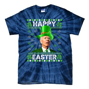 Confused Joe Biden Happy Easter St Patricks Day Tie-Dye T-Shirt