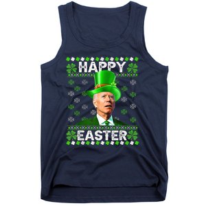 Confused Joe Biden Happy Easter St Patricks Day Tank Top