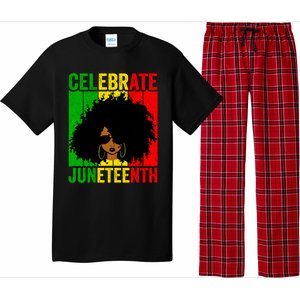 Celebrate Juneteenth Blm African Freedom Independence Cute Gift Pajama Set