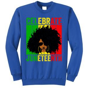 Celebrate Juneteenth Blm African Freedom Independence Cute Gift Sweatshirt