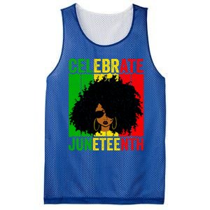 Celebrate Juneteenth Blm African Freedom Independence Cute Gift Mesh Reversible Basketball Jersey Tank