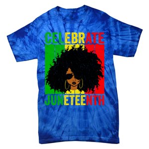 Celebrate Juneteenth Blm African Freedom Independence Cute Gift Tie-Dye T-Shirt