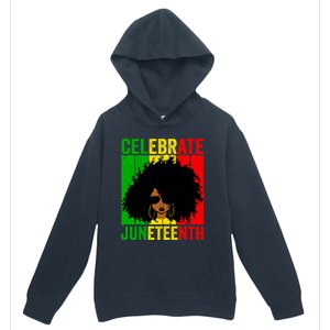 Celebrate Juneteenth Blm African Freedom Independence Cute Gift Urban Pullover Hoodie