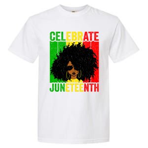 Celebrate Juneteenth Blm African Freedom Independence Cute Gift Garment-Dyed Heavyweight T-Shirt