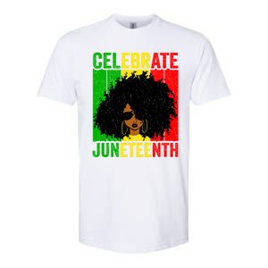 Celebrate Juneteenth Blm African Freedom Independence Cute Gift Softstyle CVC T-Shirt