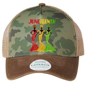 Celebrate Juneteenth Beautiful Black African American Women Attire Legacy Tie Dye Trucker Hat