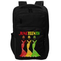 Celebrate Juneteenth Beautiful Black African American Women Attire Impact Tech Backpack
