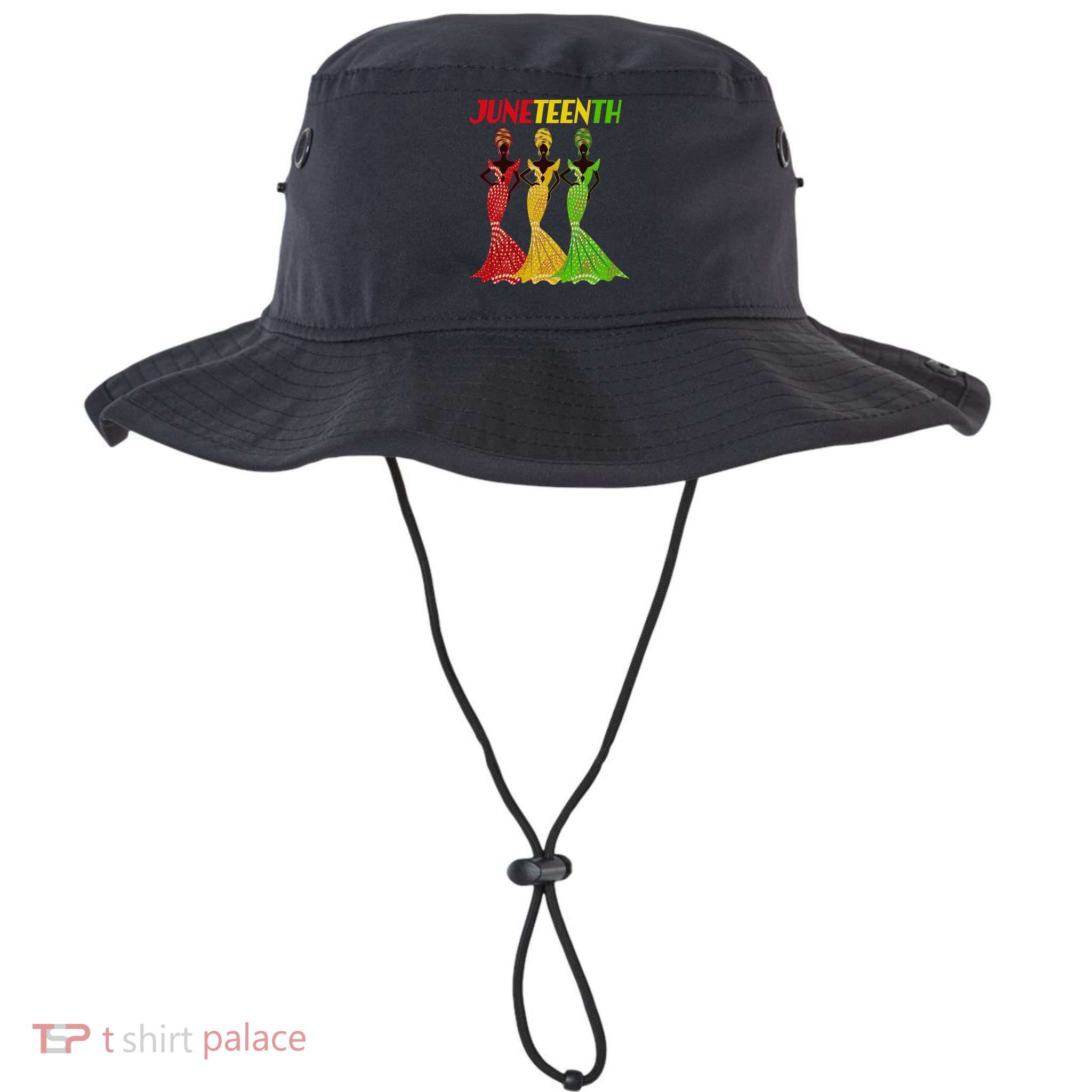 Celebrate Juneteenth Beautiful Black African American Women Attire Legacy Cool Fit Booney Bucket Hat