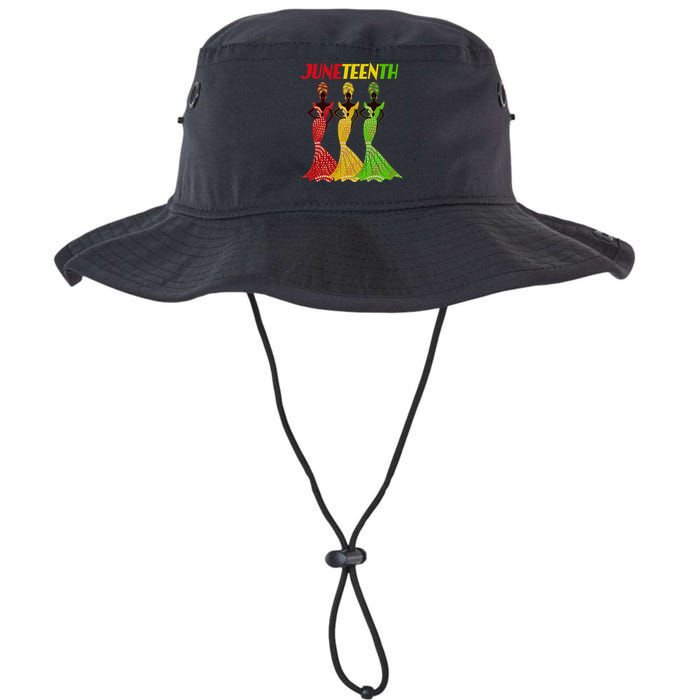 Celebrate Juneteenth Beautiful Black African American Women Attire Bucket Hat
