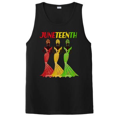 Celebrate Juneteenth Beautiful Black African American Women Attire PosiCharge Competitor Tank