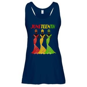 Celebrate Juneteenth Beautiful Black African American Women Attire Ladies Essential Flowy Tank