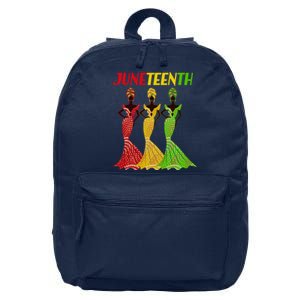 Celebrate Juneteenth Beautiful Black African American Women Attire 16 in Basic Backpack