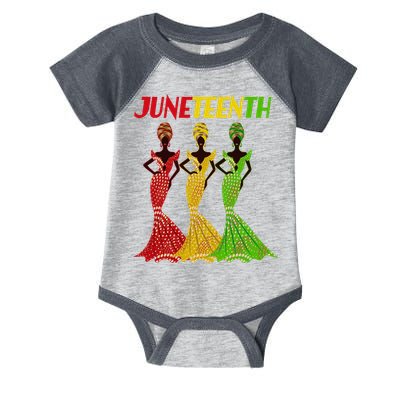 Celebrate Juneteenth Beautiful Black African American Women Attire Infant Baby Jersey Bodysuit