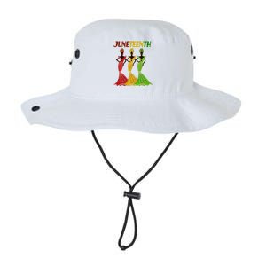 Celebrate Juneteenth Beautiful Black African American Women Attire Legacy Cool Fit Booney Bucket Hat