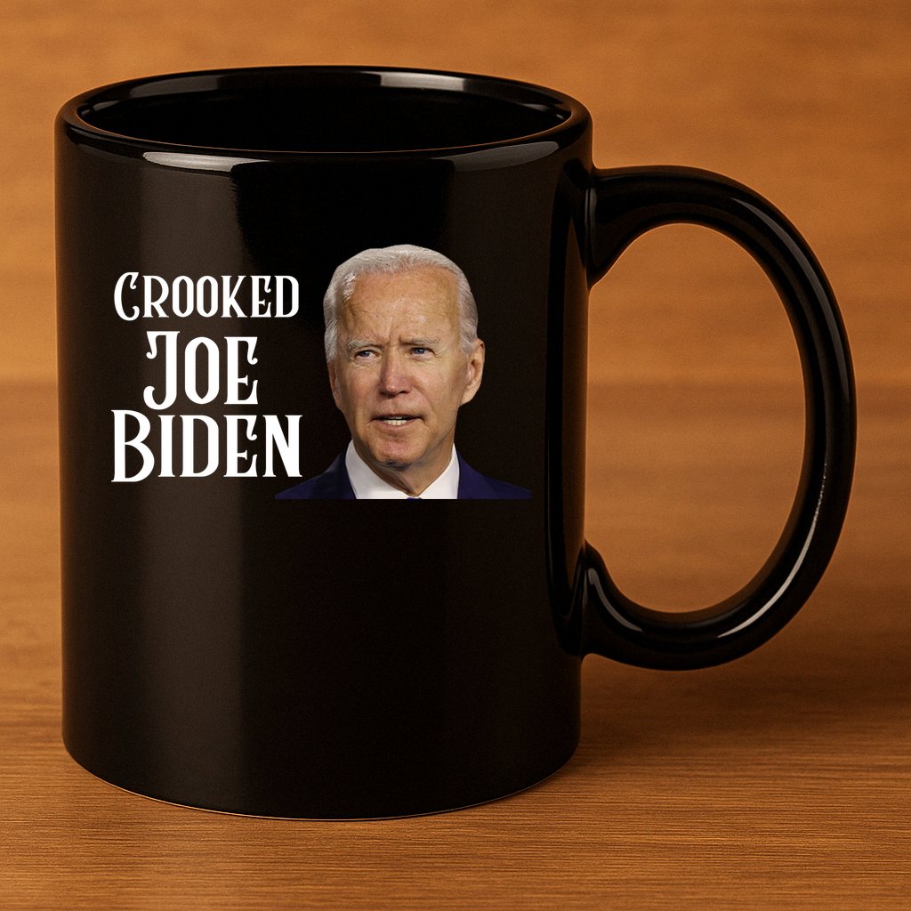 Crooked Joe Biden 11oz C Handle Ceramic Mug