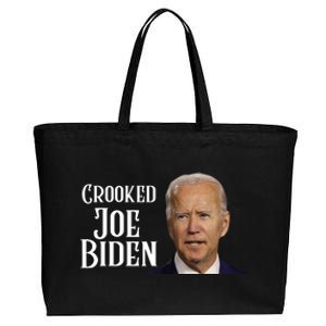 Crooked Joe Biden Cotton Canvas Jumbo Tote