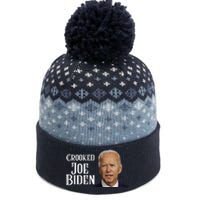 Crooked Joe Biden The Baniff Cuffed Pom Beanie