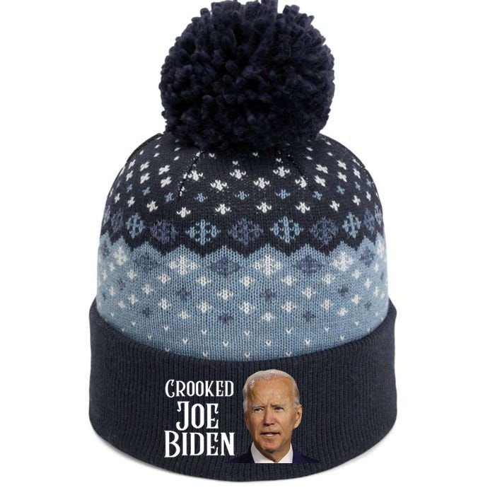 Crooked Joe Biden The Baniff Cuffed Pom Beanie