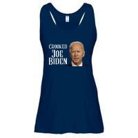 Crooked Joe Biden Ladies Essential Flowy Tank