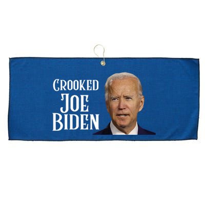 Crooked Joe Biden Large Microfiber Waffle Golf Towel