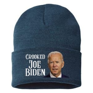 Crooked Joe Biden Sustainable Knit Beanie